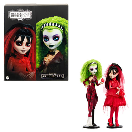 Set 2 munecas Beetlejuice Bitelchus Monster High Skullector