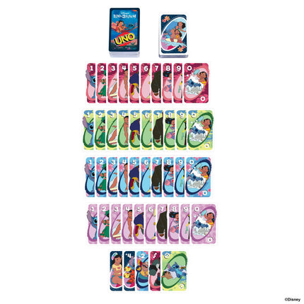 Juego cartas UNO Lilo Stitch Disney