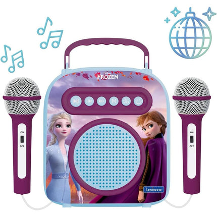 Maleta karaoke Frozen Disney portatil