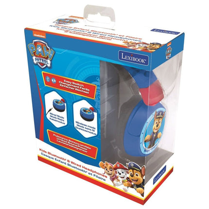 Auriculares inalambricos para ninos Patrulla Canina Paw Patrol