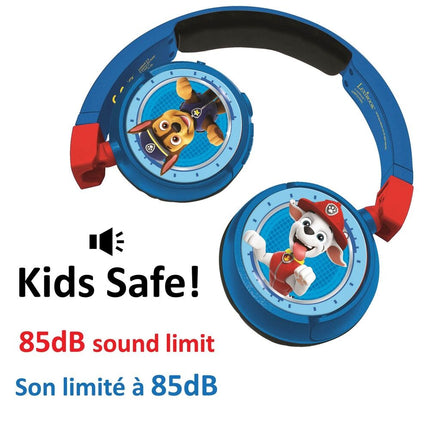 Auriculares inalambricos para ninos Patrulla Canina Paw Patrol