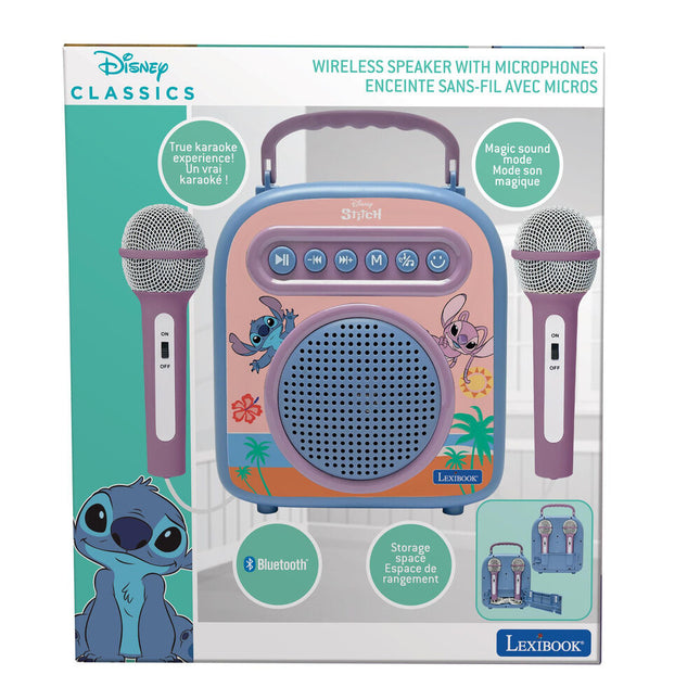 Altavoz Bluetooth Microfono Stitch Disney