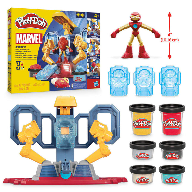 Laboratorio de armaduras Iron Man Marvel Play Doh