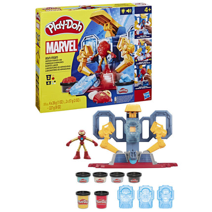 Laboratorio de armaduras Iron Man Marvel Play Doh