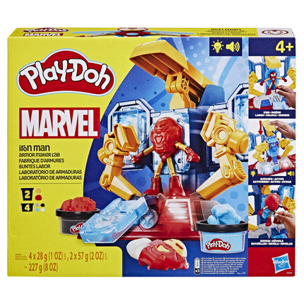 Laboratorio de armaduras Iron Man Marvel Play Doh