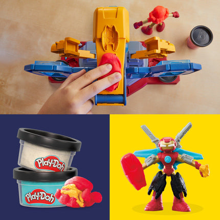 Laboratorio de armaduras Iron Man Marvel Play Doh