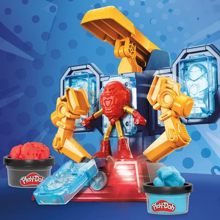 Laboratorio de armaduras Iron Man Marvel Play Doh