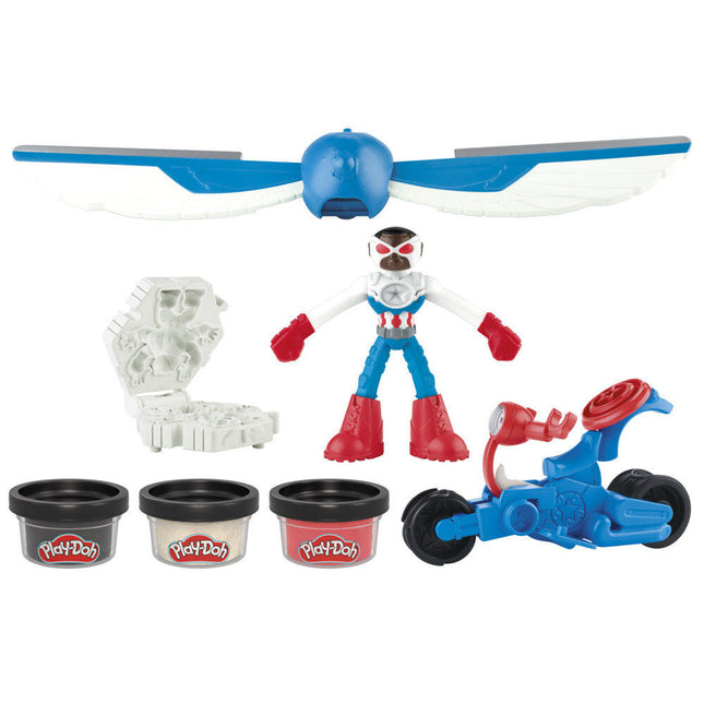 Moto cortadora del Capitan America Marvel Play Doh