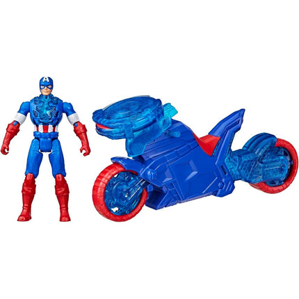 Moto Lanzaescudos figura Capitan America Los Vengadores Avengers Marvel
