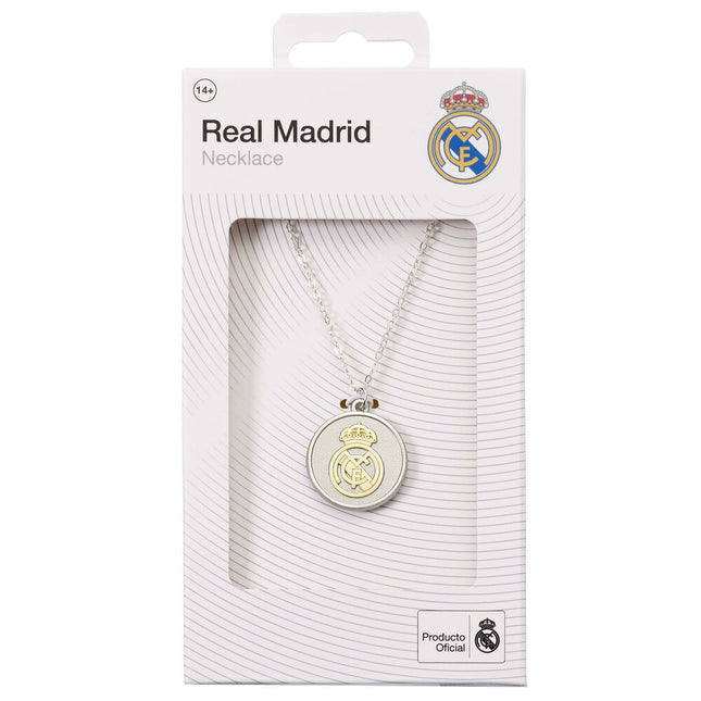 Colgante Real Madrid plateado