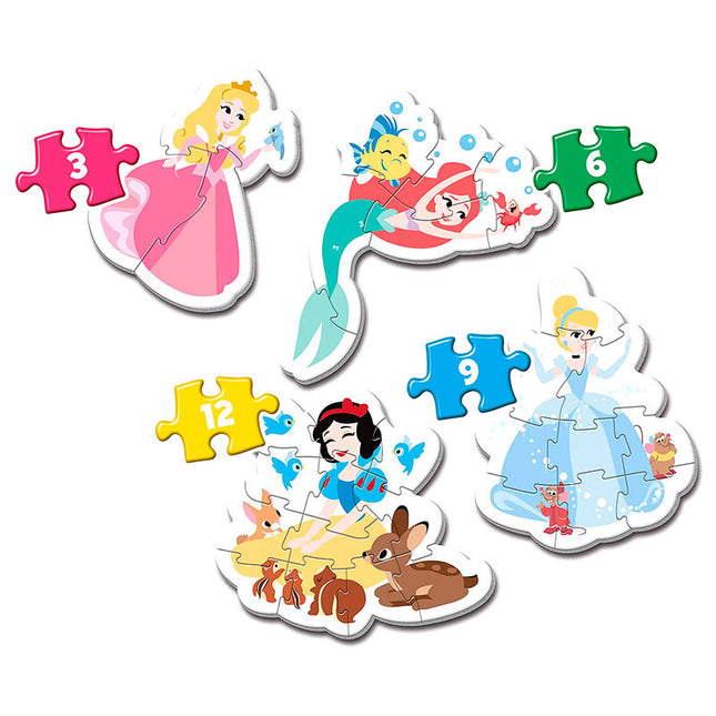 Puzzle My First Puzzle Princesas Disney 3 6 9 12pzs