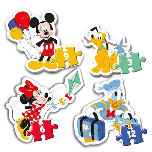 Puzzle My First Puzzle Mickey Disney 3 6 9 12pzs