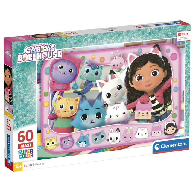 Puzzle maxi La Casa de Munecas de Gabby 60pzs