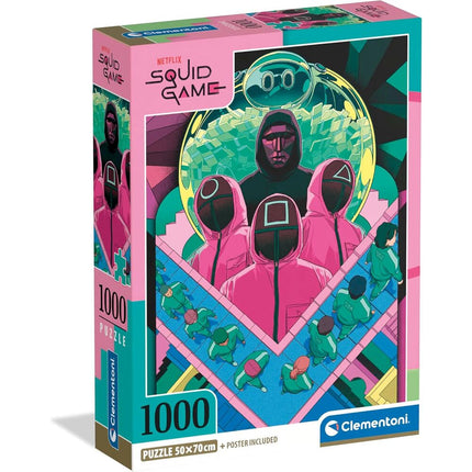 Puzzle El Juego del Calamar 2 1000pzs