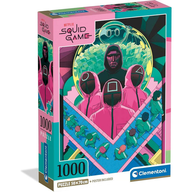 Puzzle El Juego del Calamar 2 1000pzs