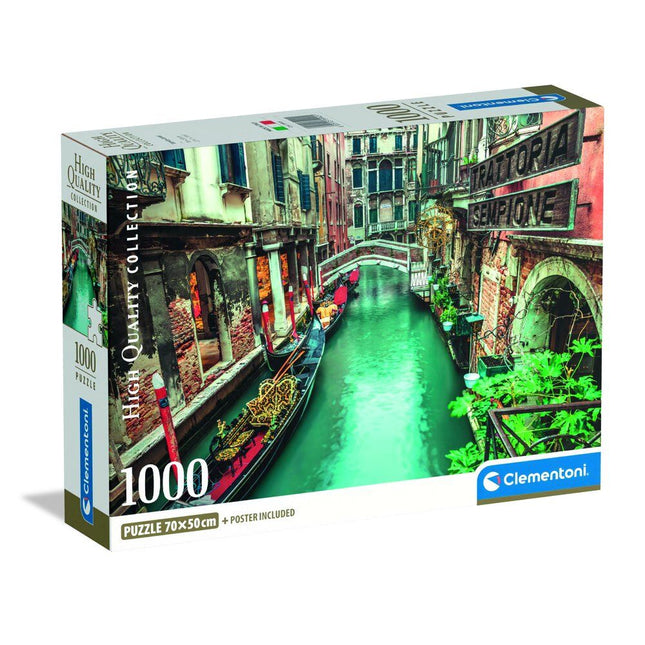 Puzzle Venice Canal High Quality 1000pzs