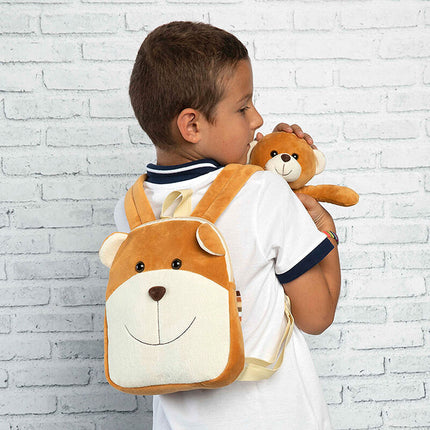 Mochila reversible peluche Oso Benji 25cm