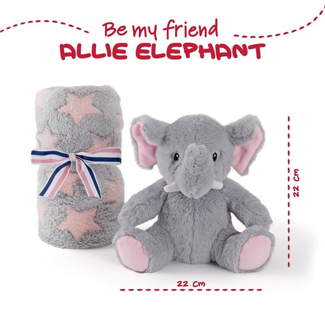 Peluche Manta suave Elefante Allie 22cm