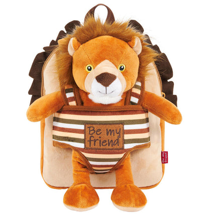 Mochila reversible peluche Lenny Lion 25cm