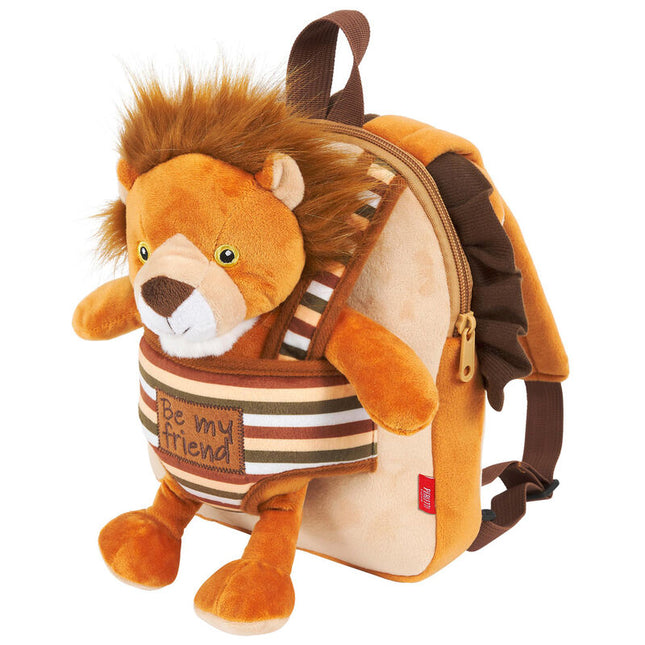 Mochila reversible peluche Lenny Lion 25cm