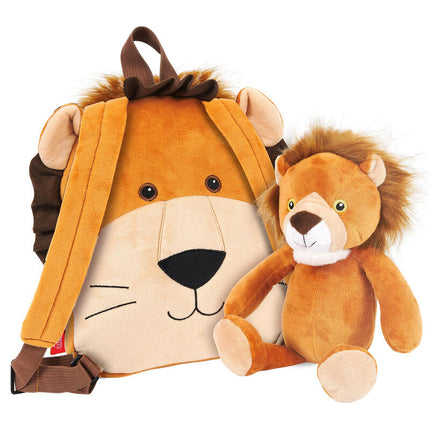 Mochila reversible peluche Lenny Lion 25cm