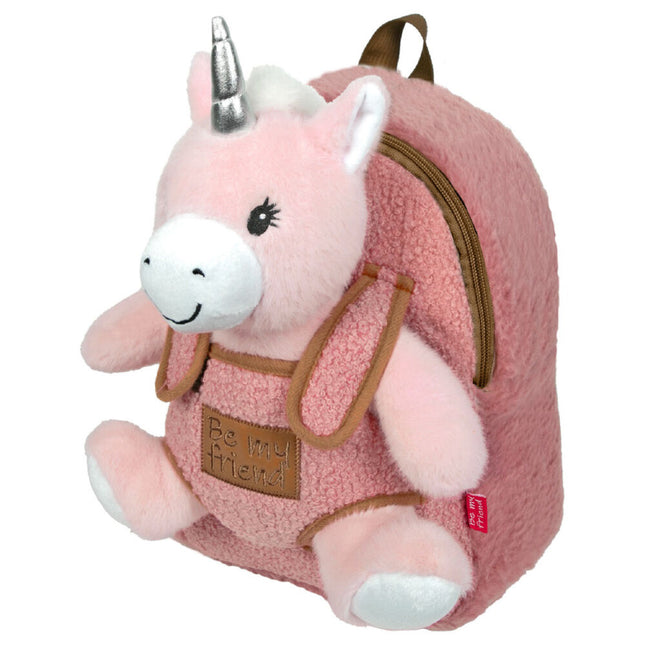 Mochila peluche unicornio 27cm