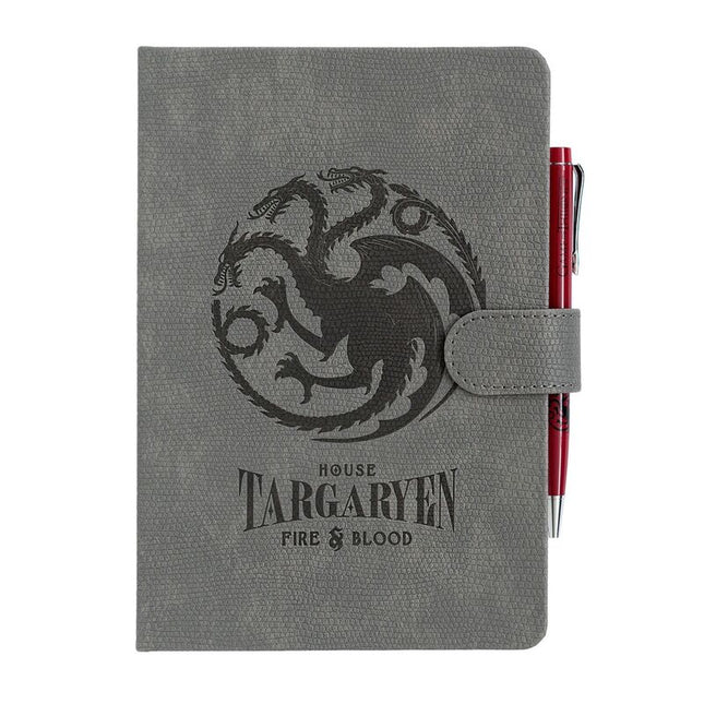Cuaderno A5 premium boligrafo Targaryen Juego de Tronos