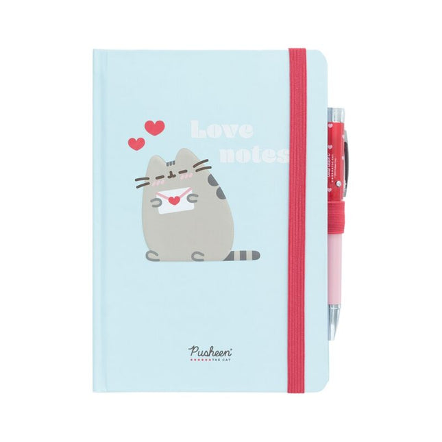 Cuaderno A5 premium boligrafo proyector Purrfect Love Pusheen