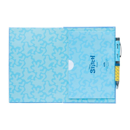Cuaderno A5 premium boligrafo proyector Stitch Disney