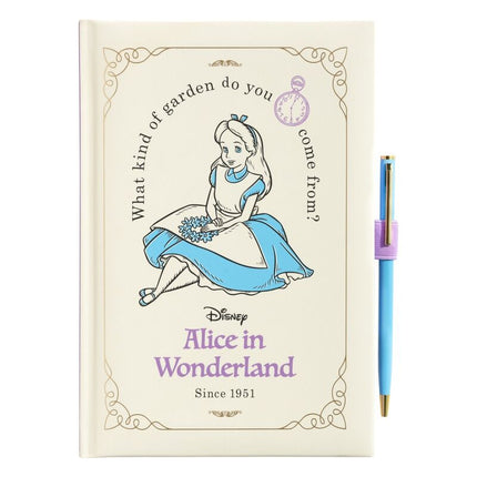 Cuaderno A5 premium boligrafo Alicia en el Pais de las Maravillas Disney