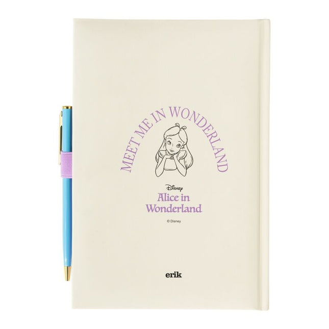 Cuaderno A5 premium boligrafo Alicia en el Pais de las Maravillas Disney