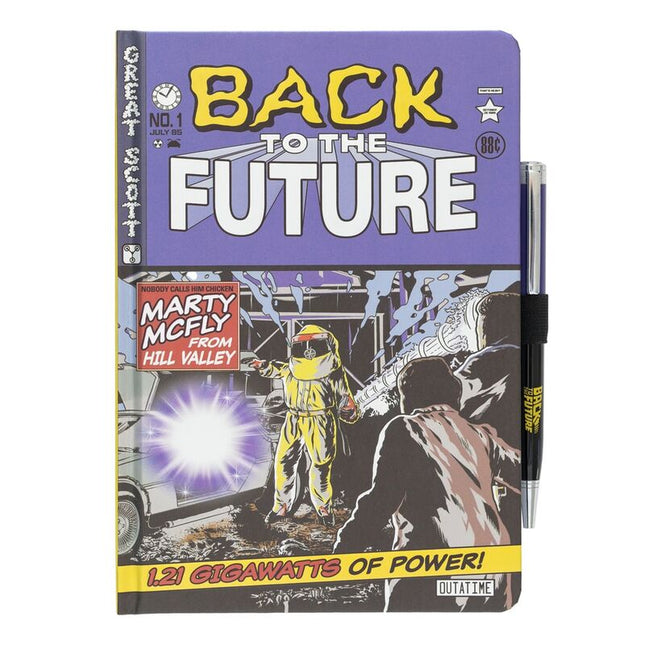 Cuaderno A5 premium boligrafo Regreso al Futuro