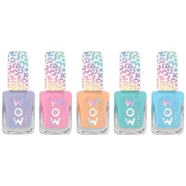 Blister 5 botes esmalte unas Wow Generation