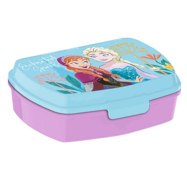 Blister Sandwichera Cantimplora aluminio Frozen Disney 500ml