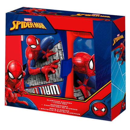 Set cantimplora sandwichera Spiderman Marvel 500ml