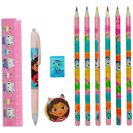 Set papeleria La Casa de Munecas de Gabby