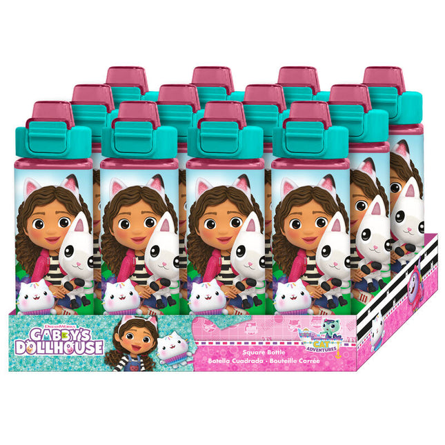 Cantimplora cuadrada La Casa de Munecas de Gabby 500ml