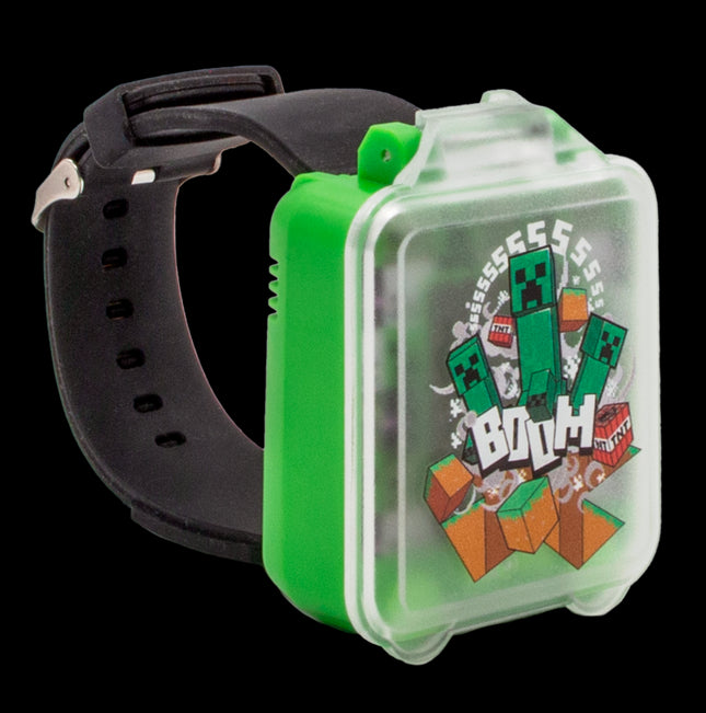 Reloj digital educativo con juegos Minecraft