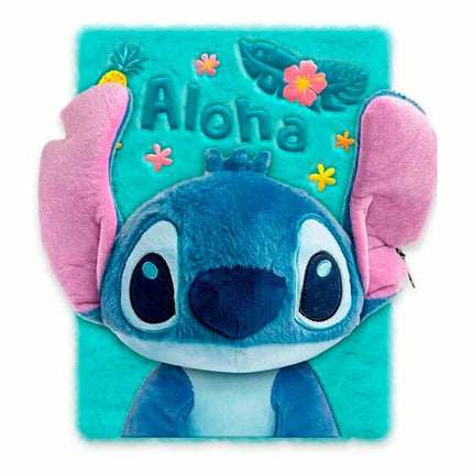 Diario secreto peluche 3D Stitch Disney