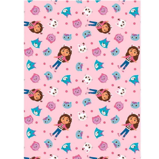 Manta coralina La Casa de Munecas de Gabby 110x150cm