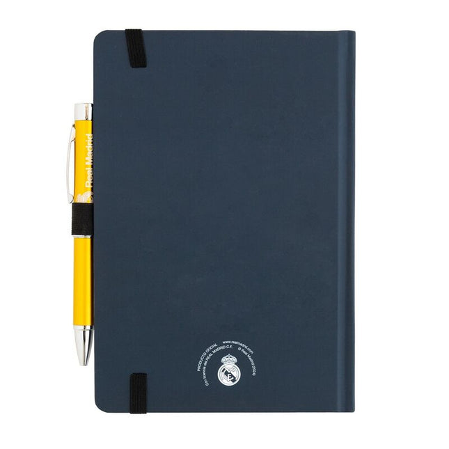 Cuaderno A5 premium boligrafo proyector Real Madrid