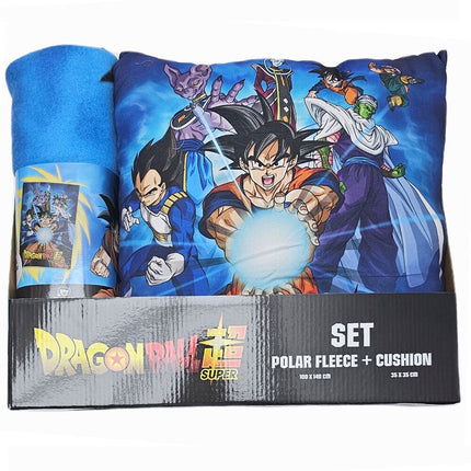 Set manta polar cojin Dragon Ball Super