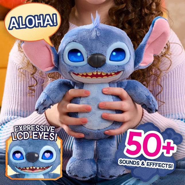 Peluche interactivo Stitch Disney 30cm