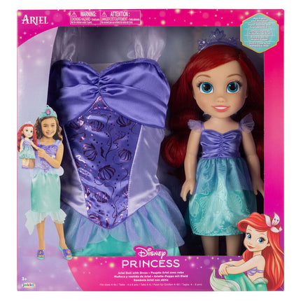 Muneca Ariel Disfraz La Sirenita Disney 38cm