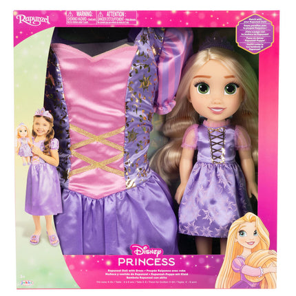 Muneca Rapunzel 38cm Disfraz Disney