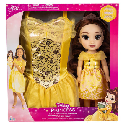 Muneca Bella Disfraz La Bella y la Bestia Disney 38cm