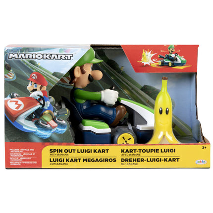 Figura Luigi Kart megagiros Mario Kart 65cm