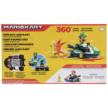Figura Luigi Kart megagiros Mario Kart 65cm