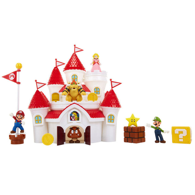 Playset Castillo Deluxe Reino Champinon Super Mario Bros