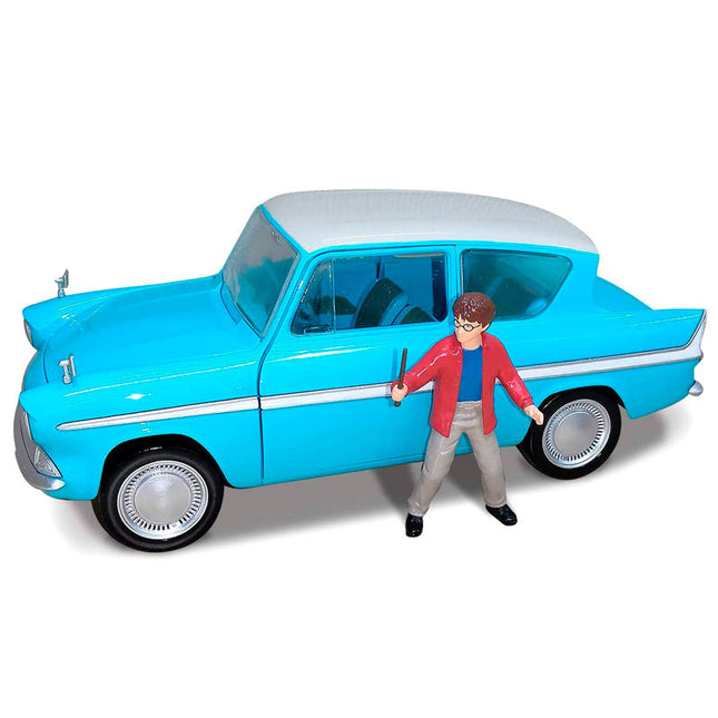 Blister figura Harry coche Ford Anglia Harry Potter